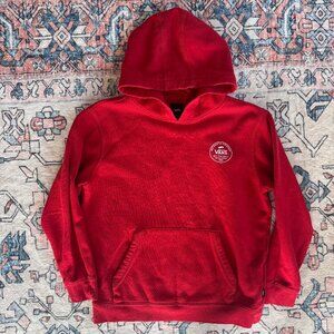 Vans "Off the Wall" Red Pullover Hoodie - size Youth Large